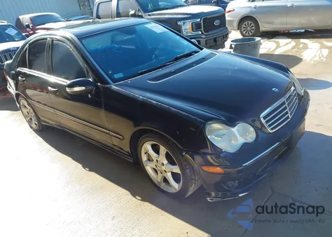 2007 Mercedes-Benz C 230 Sport from USA, damaged, VIN WDBRF52H37F925593